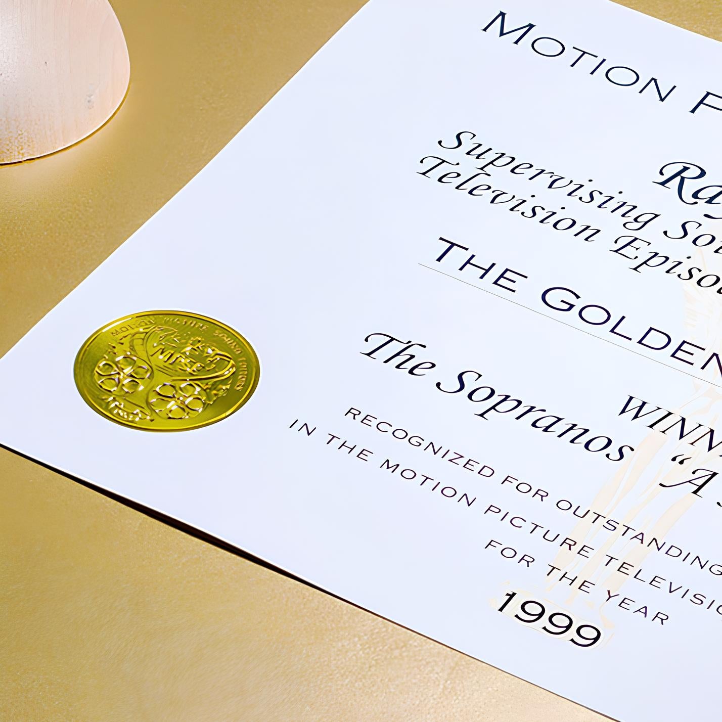 Award Certificate