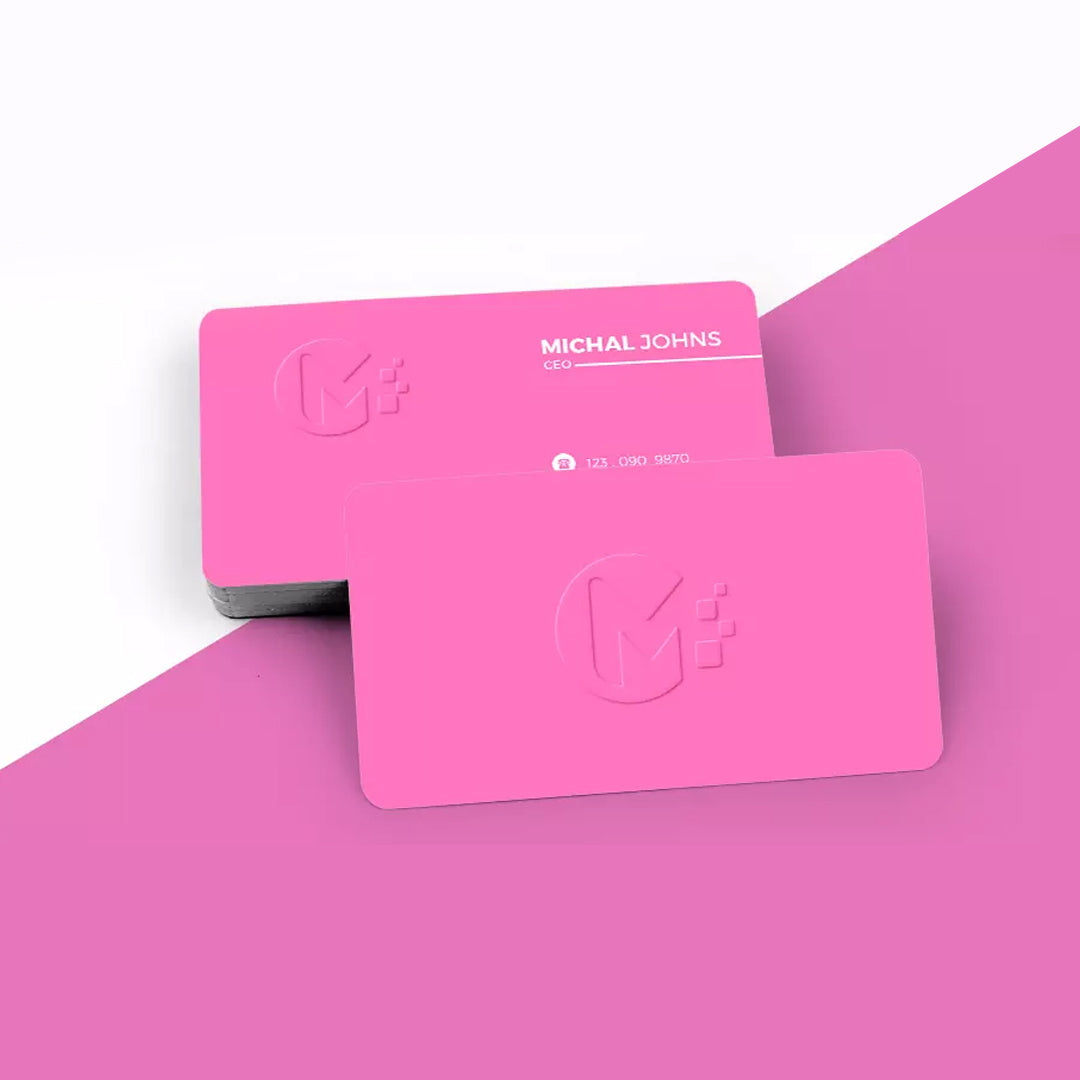 Embossed Business Cards
