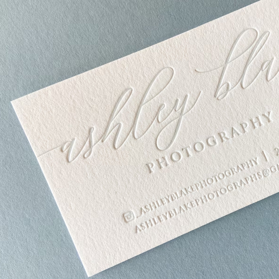 Letterpress Business Cards