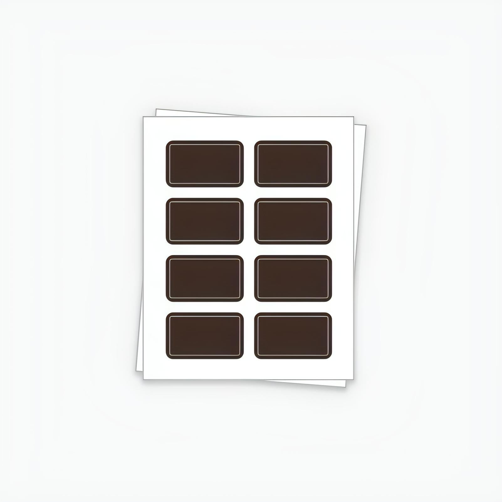 Rounded Corner Sheet Labels