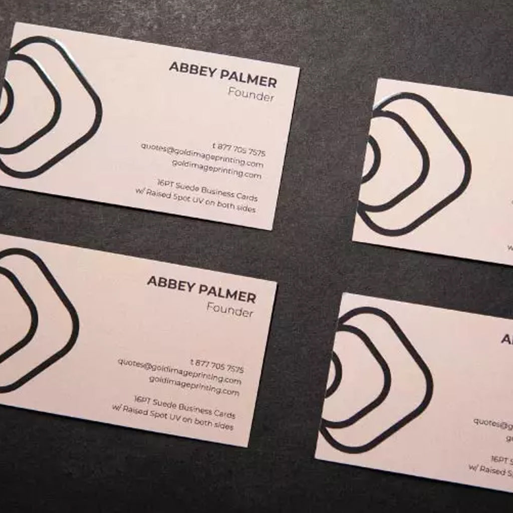 Raised Spot UV Business Cards