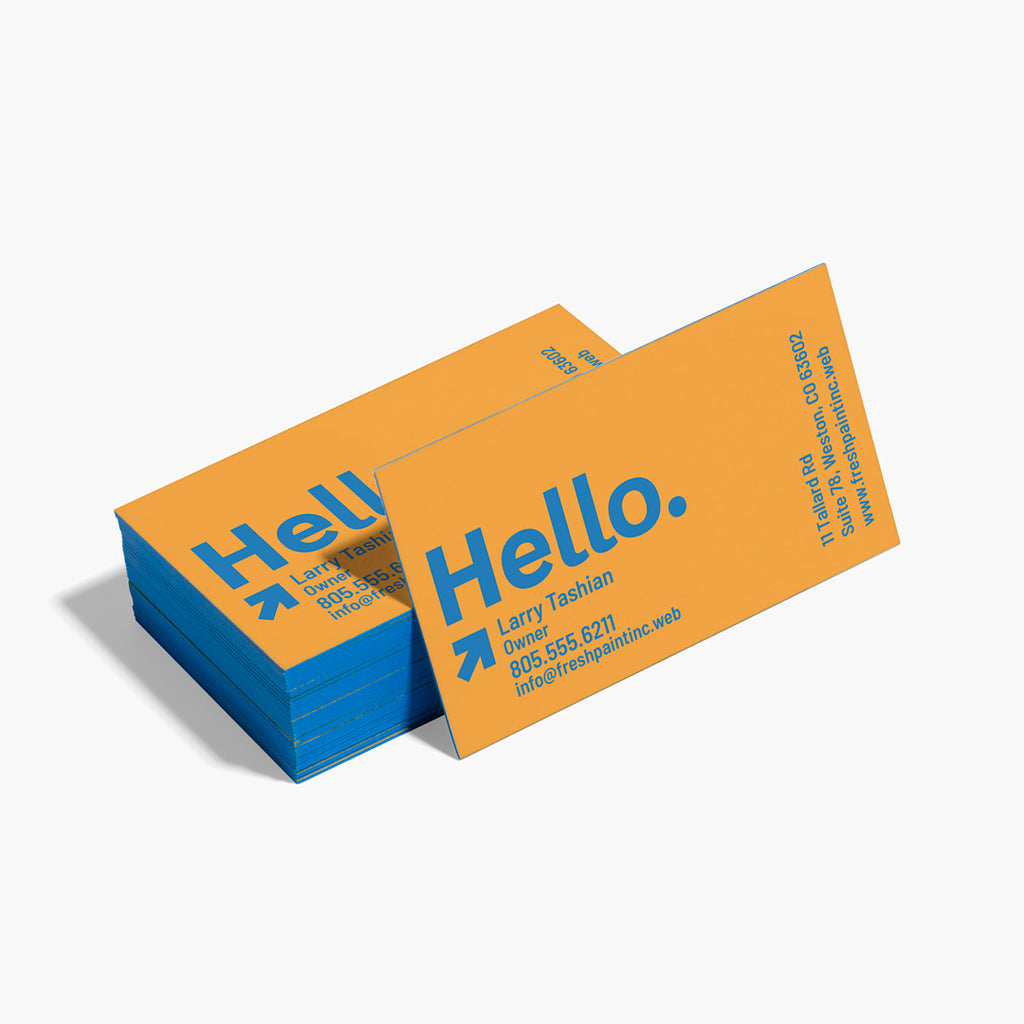 Edge Painted Business Cards