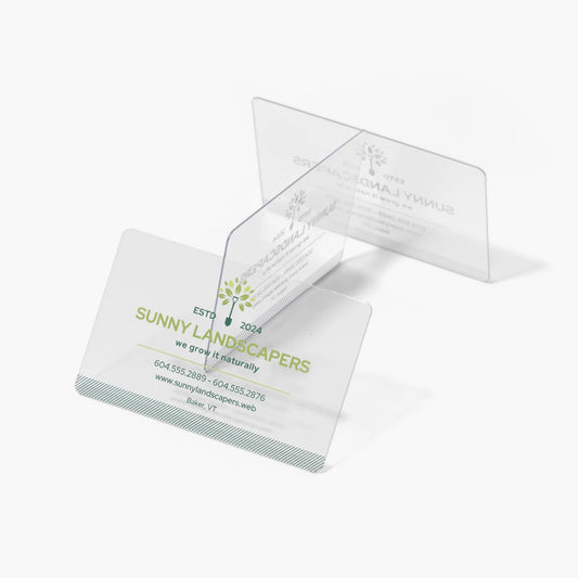 Plastic  Business Cards