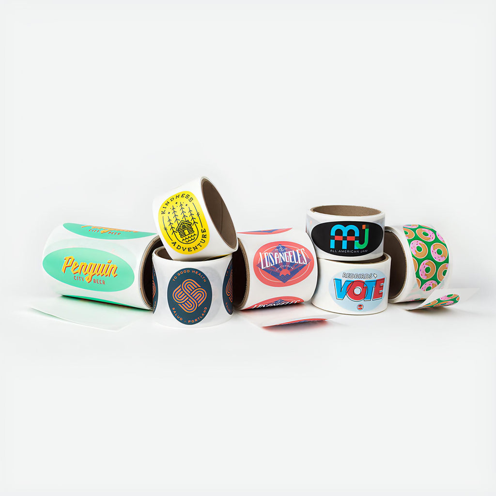Oval Roll Labels