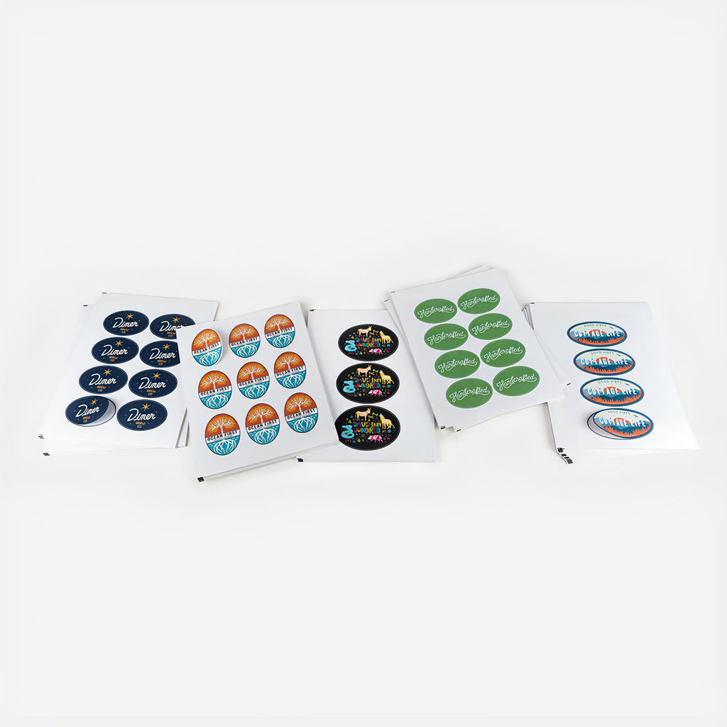 Oval Sheet Labels