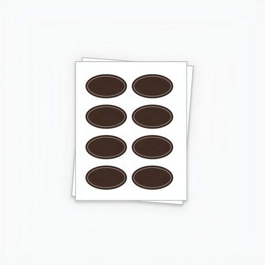 Oval Sheet Labels